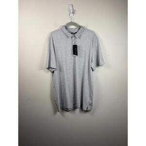 NWT TravisMathew‎ Drastic Measures Mens Golf Polo Gray XXL